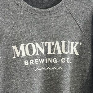 Montauk Brewing Gray Crewneck Sweater